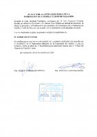 ACTA Nº 8 DE LA JUNTA ELECTORAL FEDERATIVA DE LA FEDERACION DE CASTILLA Y LEON DE NATACION firmado