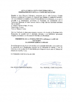 ACTA Nº 9 DE LA JUNTA ELECTORAL FEDERATIVA DE LA FEDERACION DE CASTILLA Y LEON DE NATACION firmado