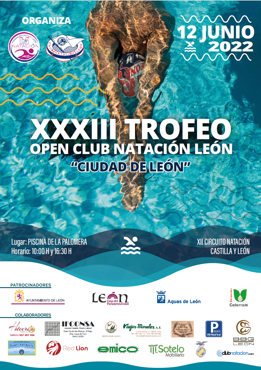 XXXIII Trofeo Open Club Natación León - 