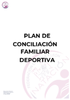 Plan de Conciliación Familiar Deportiva